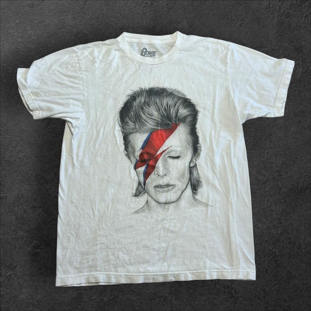 David Bowie Aladdin Sane album art t-shirt Size L